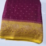 Semi crepe banarasi saree SCB-14